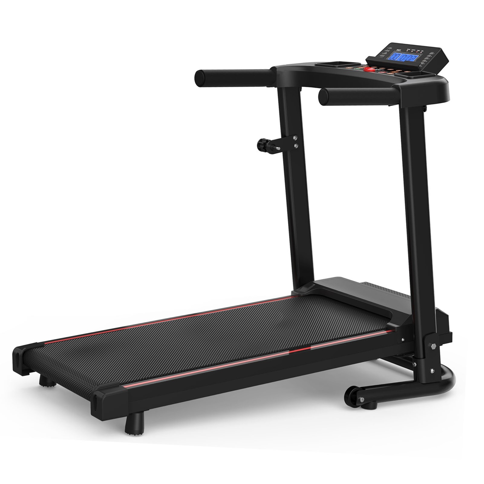 Foldable Under-Desk Treadmill for Home Use, Remote-Controlled with LED Display