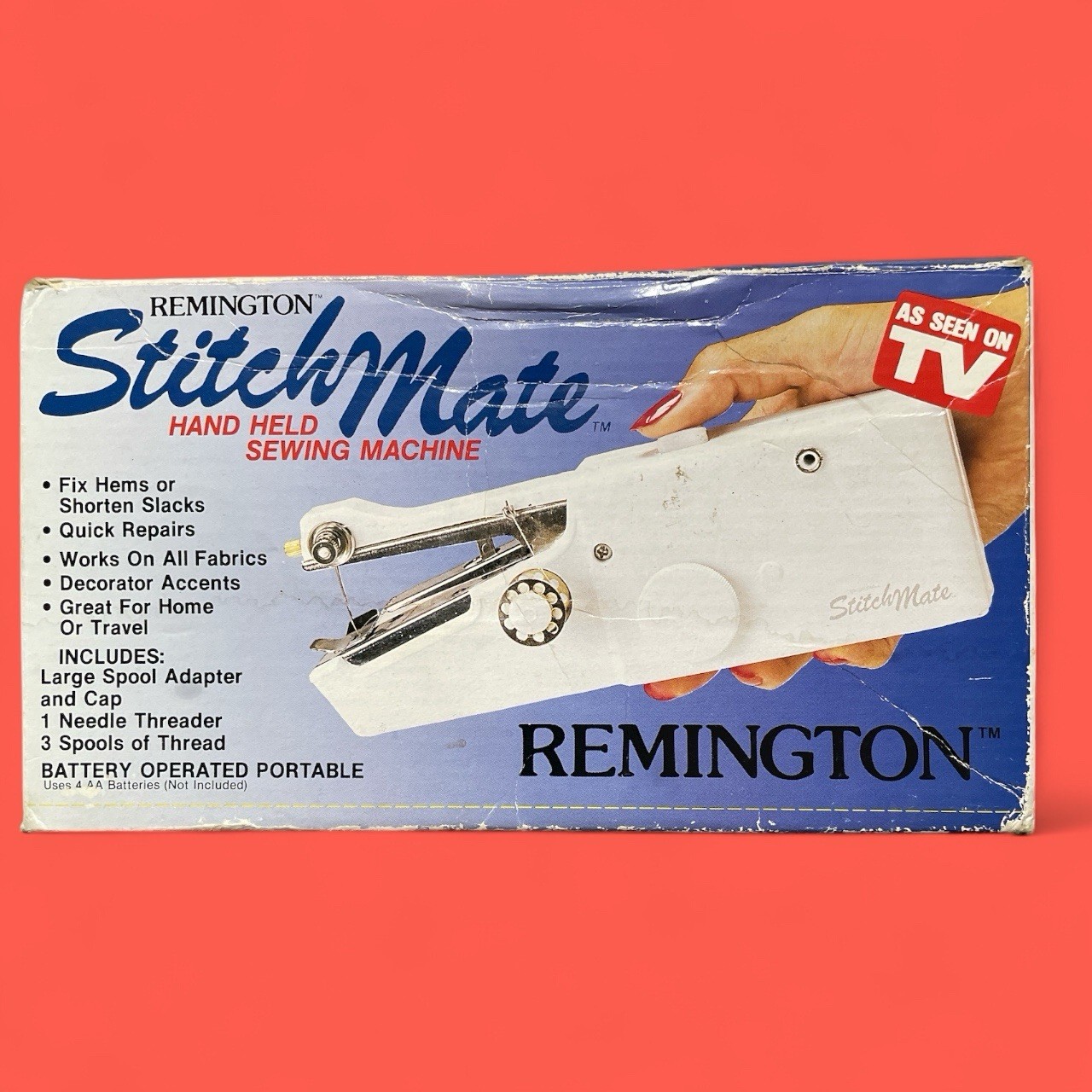 Stitch Mate Hand Held Sewing Machine Battery Operated. Pre-owned. (B)