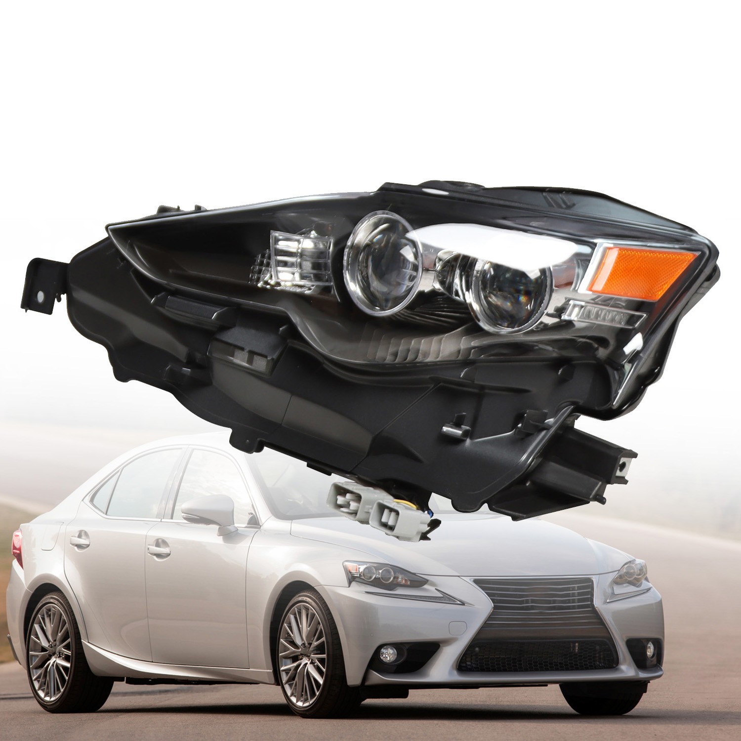 LED Headlight Left Driver For Lexus IS250 IS200T IS300 IS350 2014 2015 2016