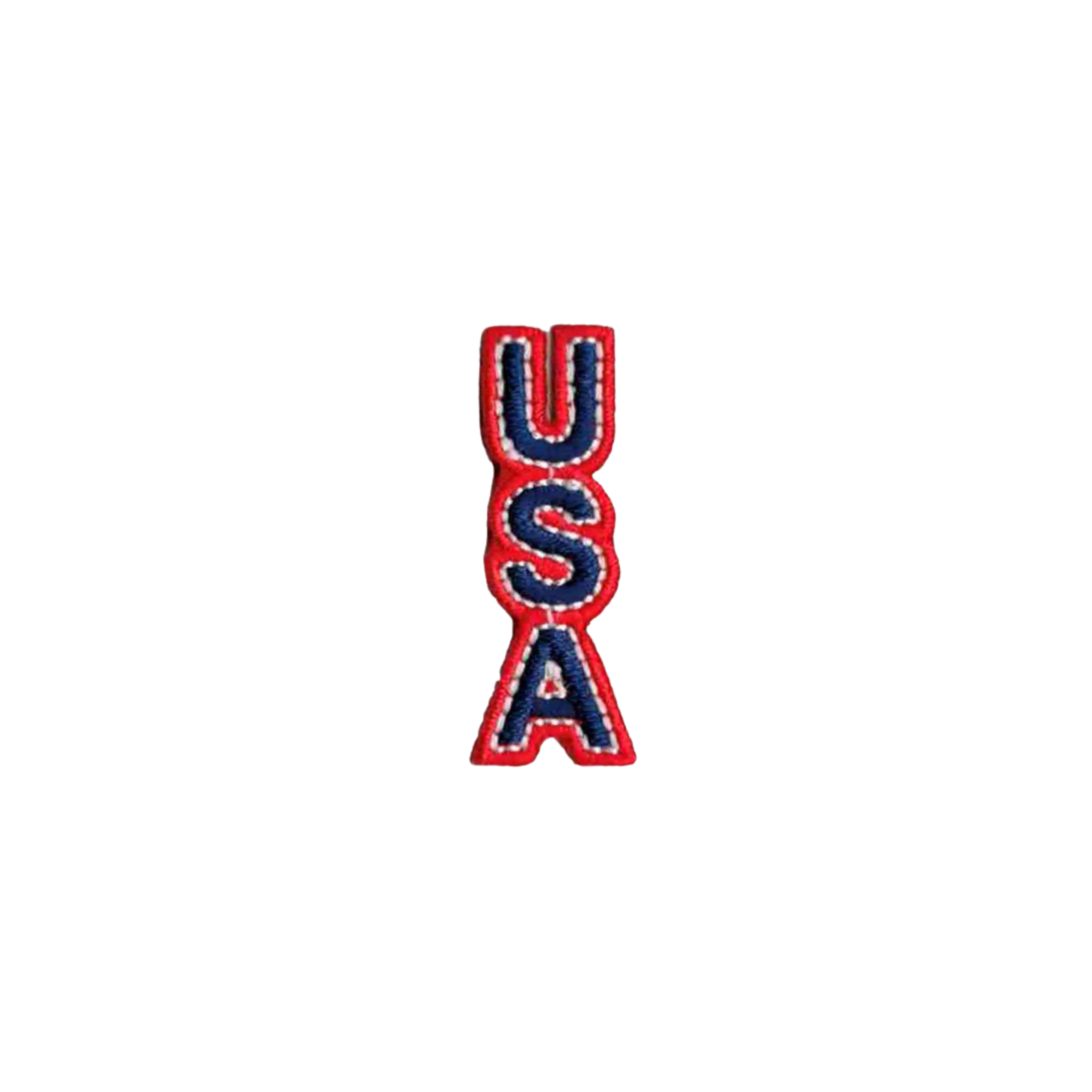 USA Vertical (5_Pack) Iron on Patch: Small