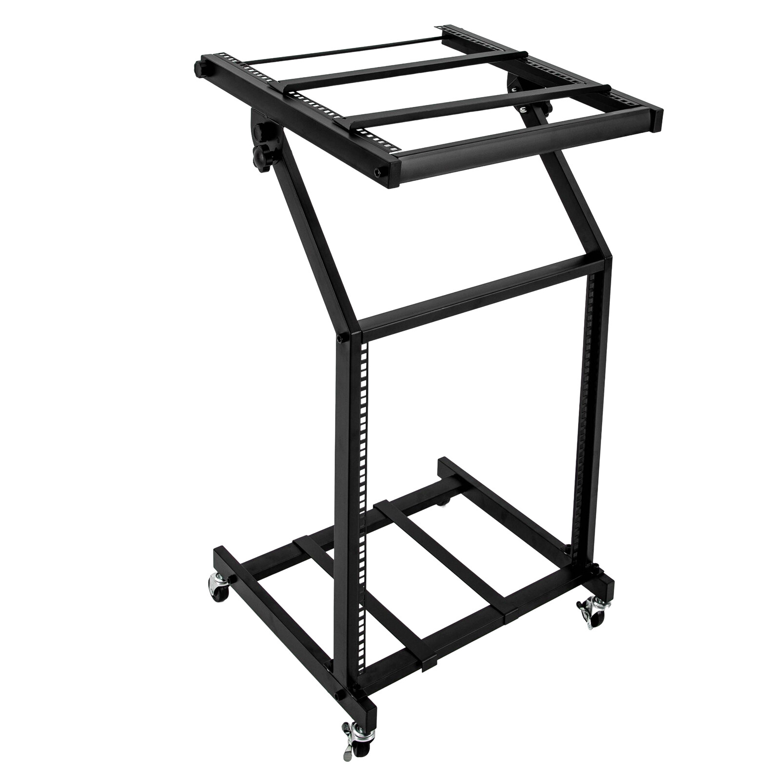 12U DJ Mixer Stand Rack Mount Stage Cart Music Equipment Studio Party Show NEW