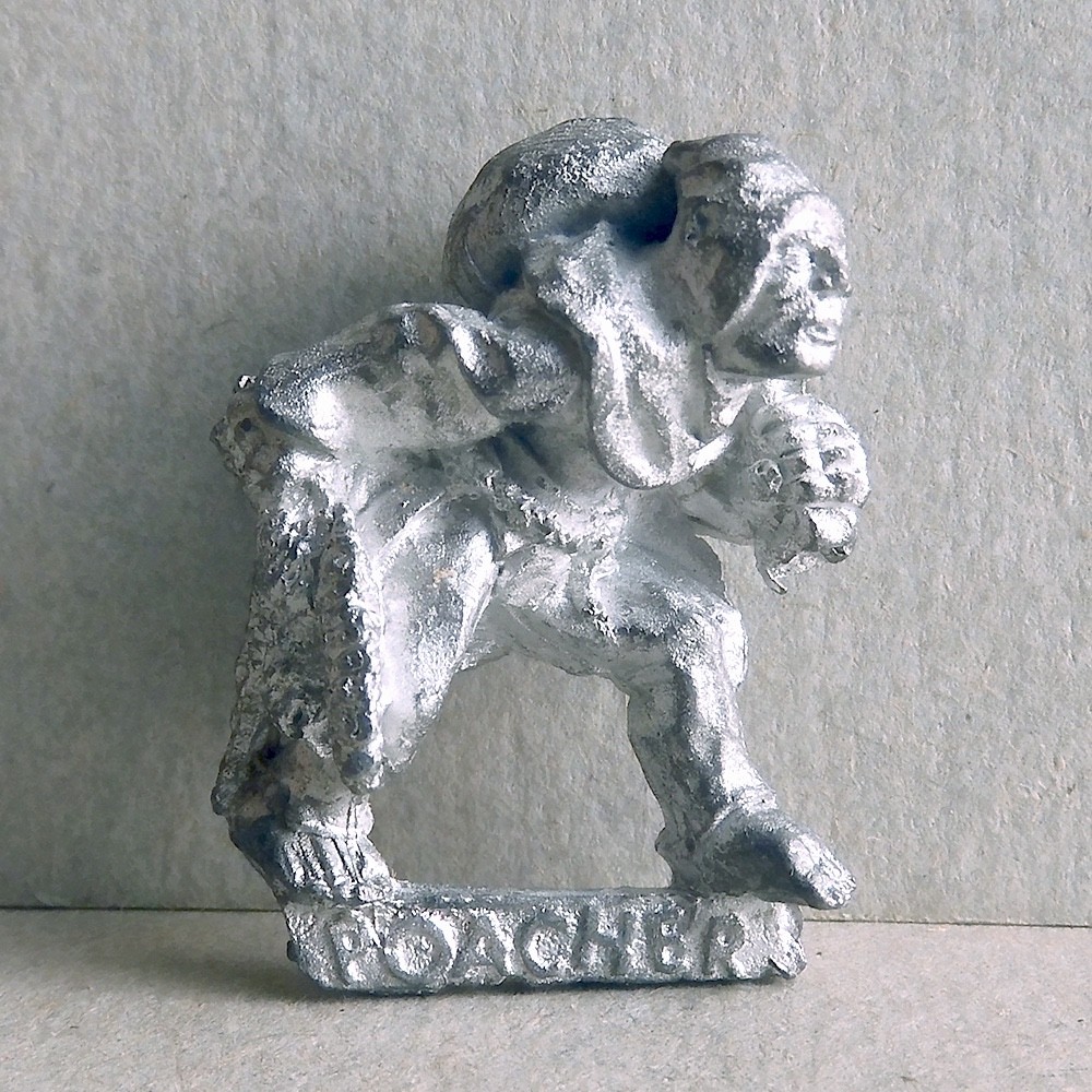 Citadel C46 Villagers & Townsfolk Poacher 1985 Metal Warhammer Figure Mint Metal