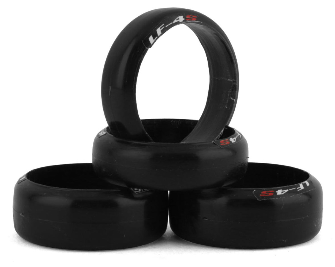 DS Racing Mini-Z 8.5mm Front & 11mm Rear Drift Tires 22mm LF-4 DSC-MI22L-LF4SNW