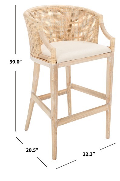 Safavieh BRANDO BARSTOOL, Reduced Price 2172784100 SEA4014C