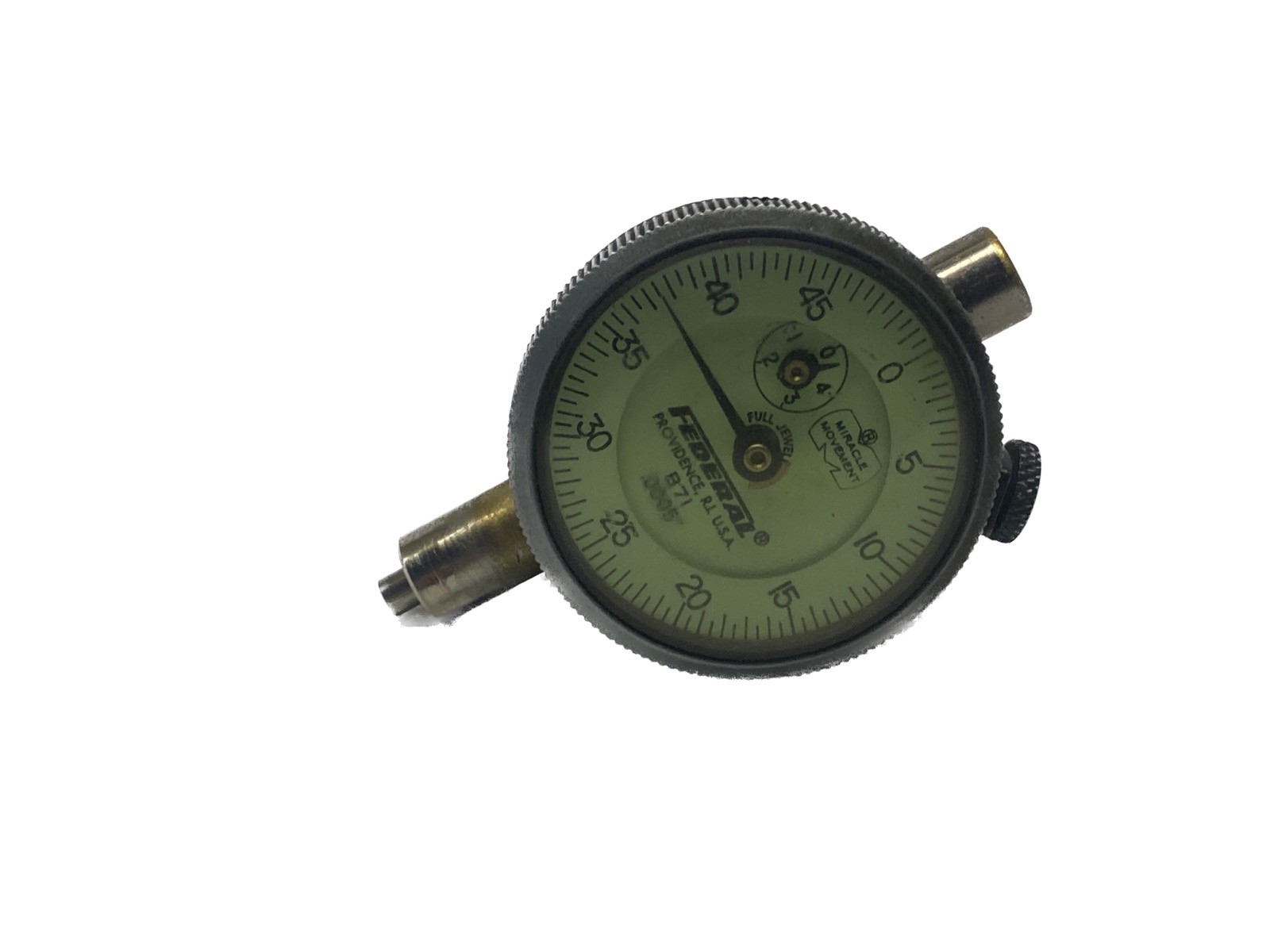 USED Federal Miracle Movement Full Jeweled .0005” Dial Indicator B71