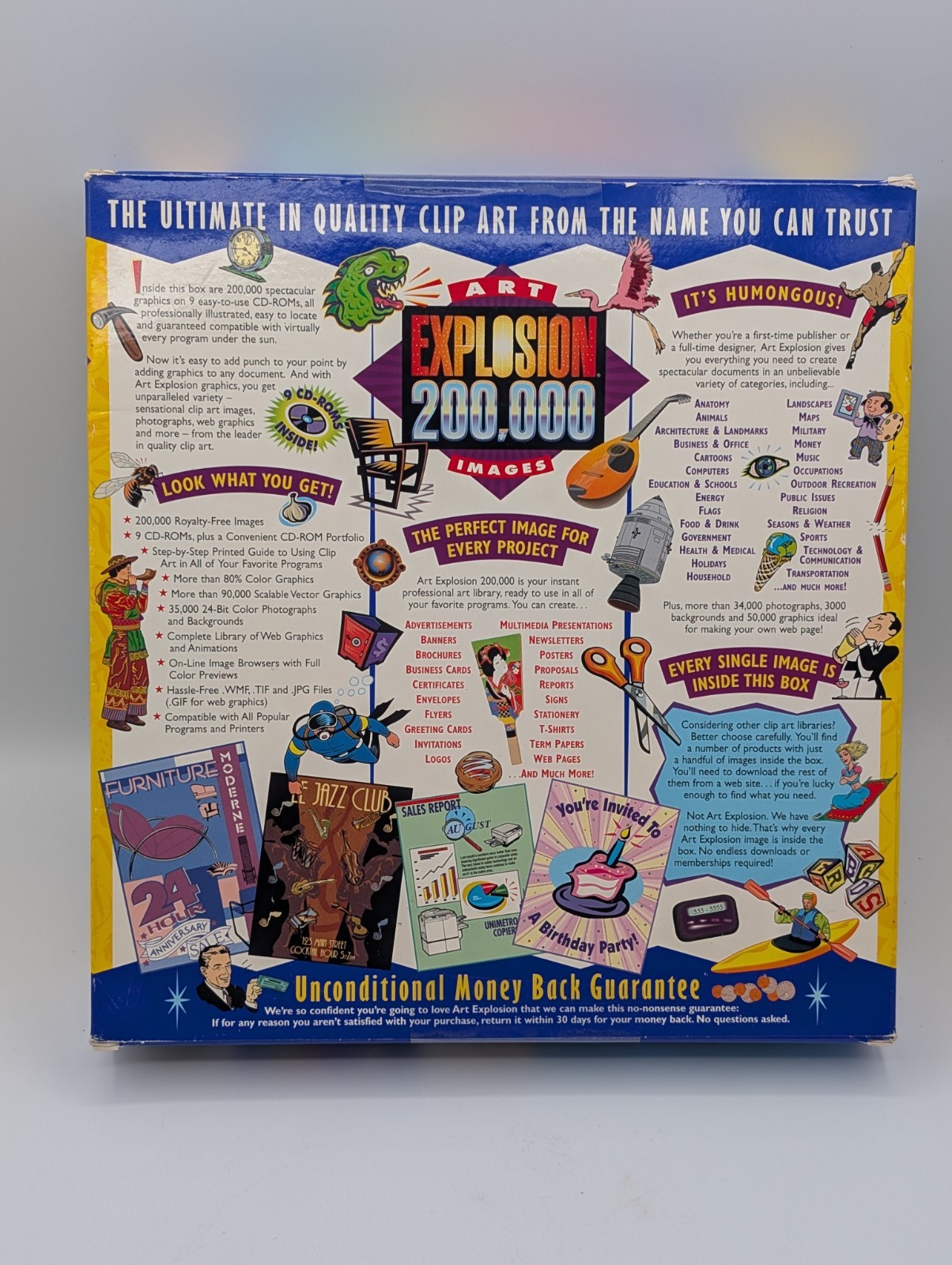 Sealed Art Explosion 200,000 Images Clip Art CD-ROM Software Program 2001 Y2K
