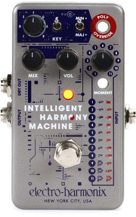 Electro-Harmonix Intelligent Harmony Machine Harmony and Pitch Shifter Pedal