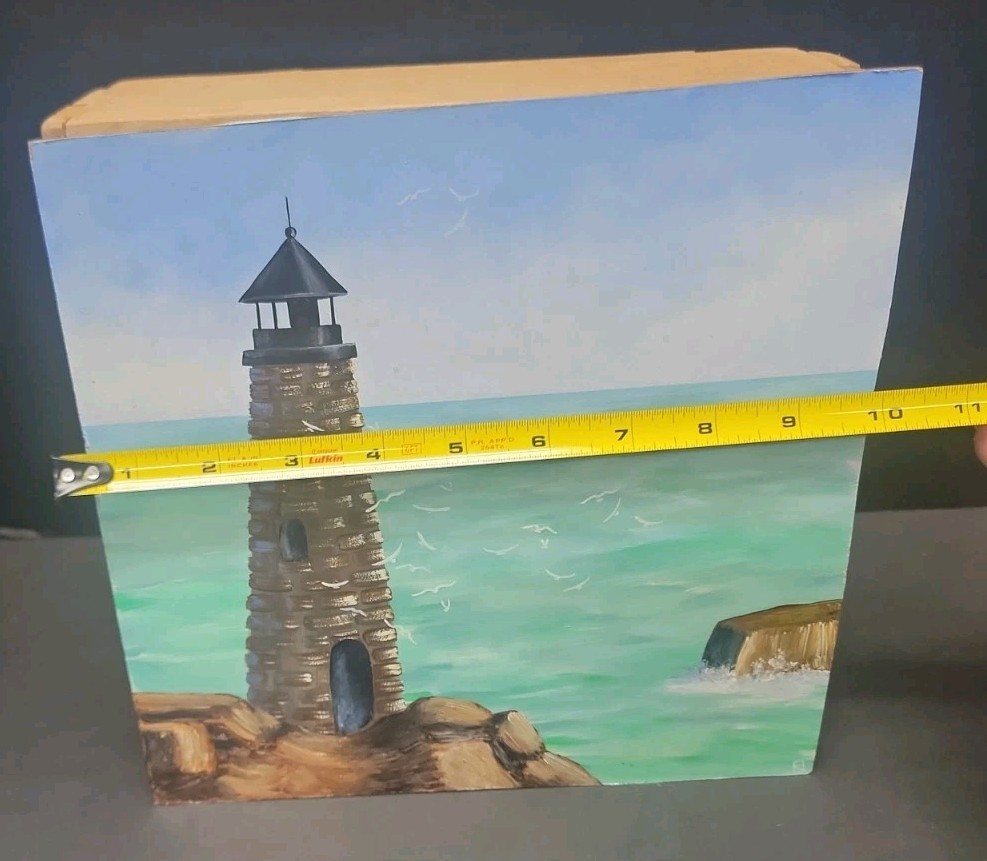 Lighthouse Picture/Box - Hand Made