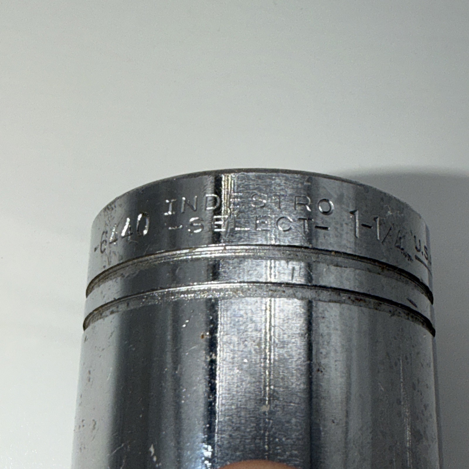 INDESTRO Select 6440, 1/2" Drive, 1-1/4" Socket, 1.65" Shallow, Twelve - Point.