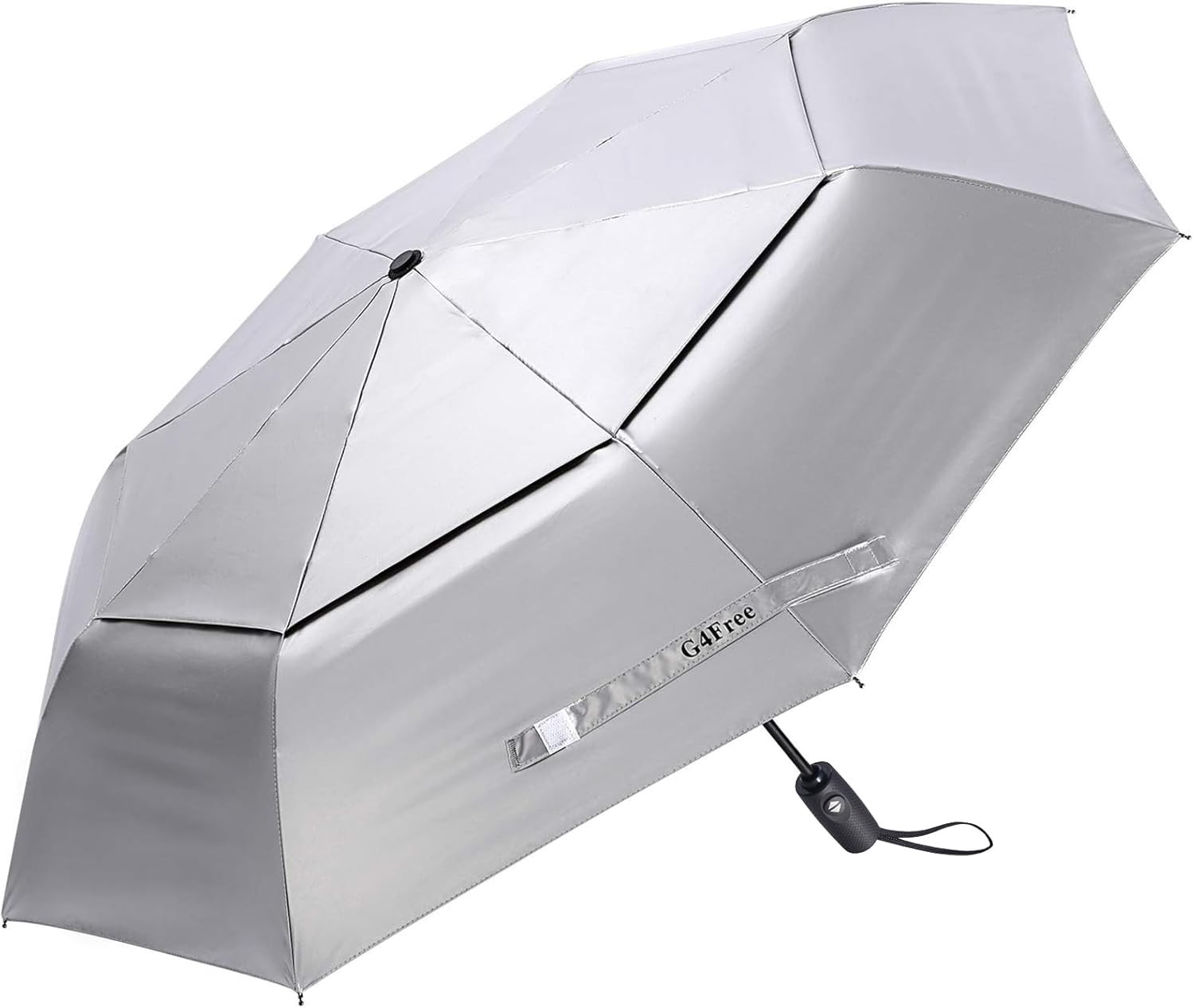 UPF 50+ UV Protection Travel Umbrella 42/46 Inch Sun Umbrella | Silver Coating U