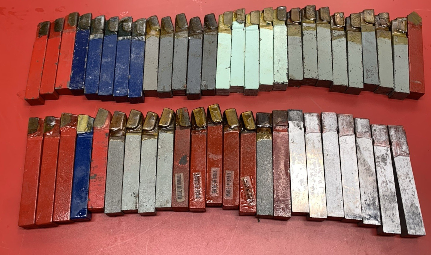 Lot of 50 Iscar Carbide Tip 3/8" Lathe Tool Bits (NOS) South Bend