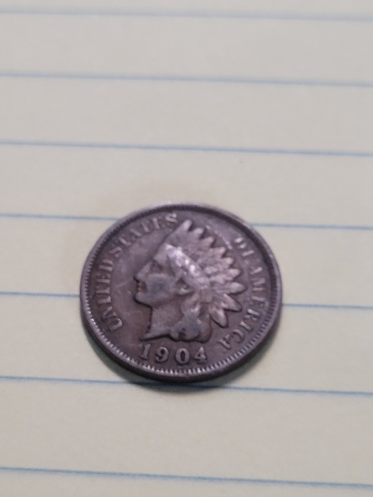 1904 Indian Head Penny (VG)