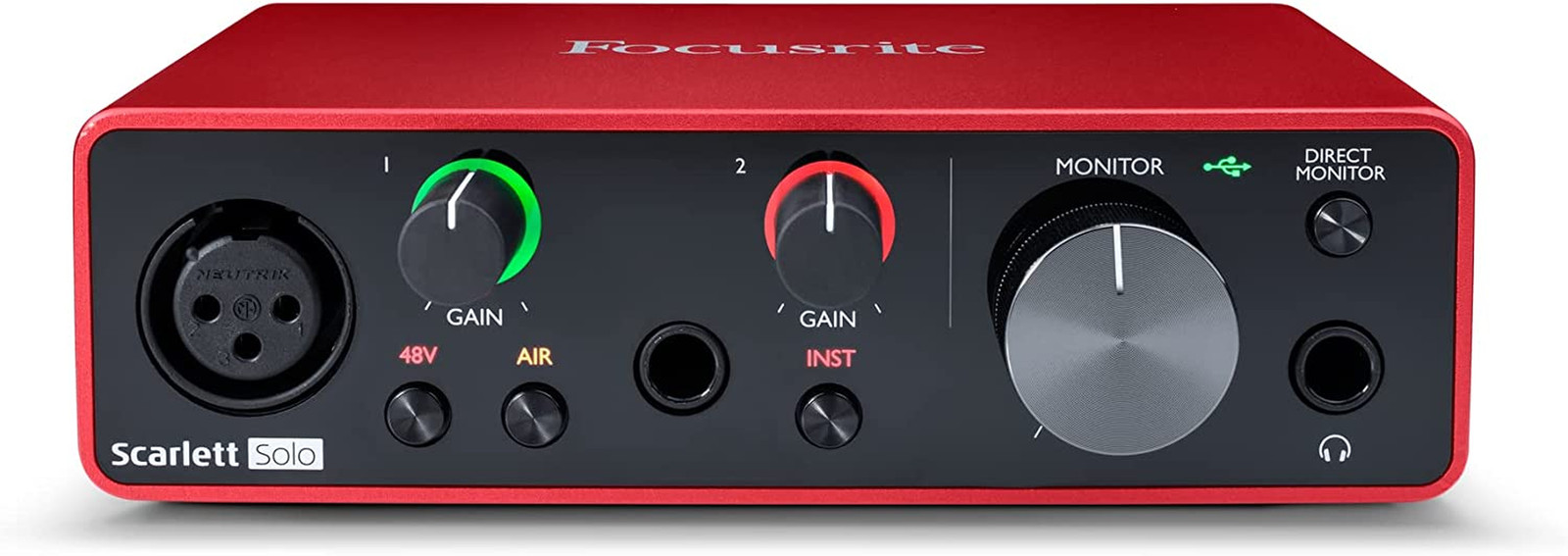 Scarlett Solo 3rd Gen USB Audio Interface for Musicians and Creators