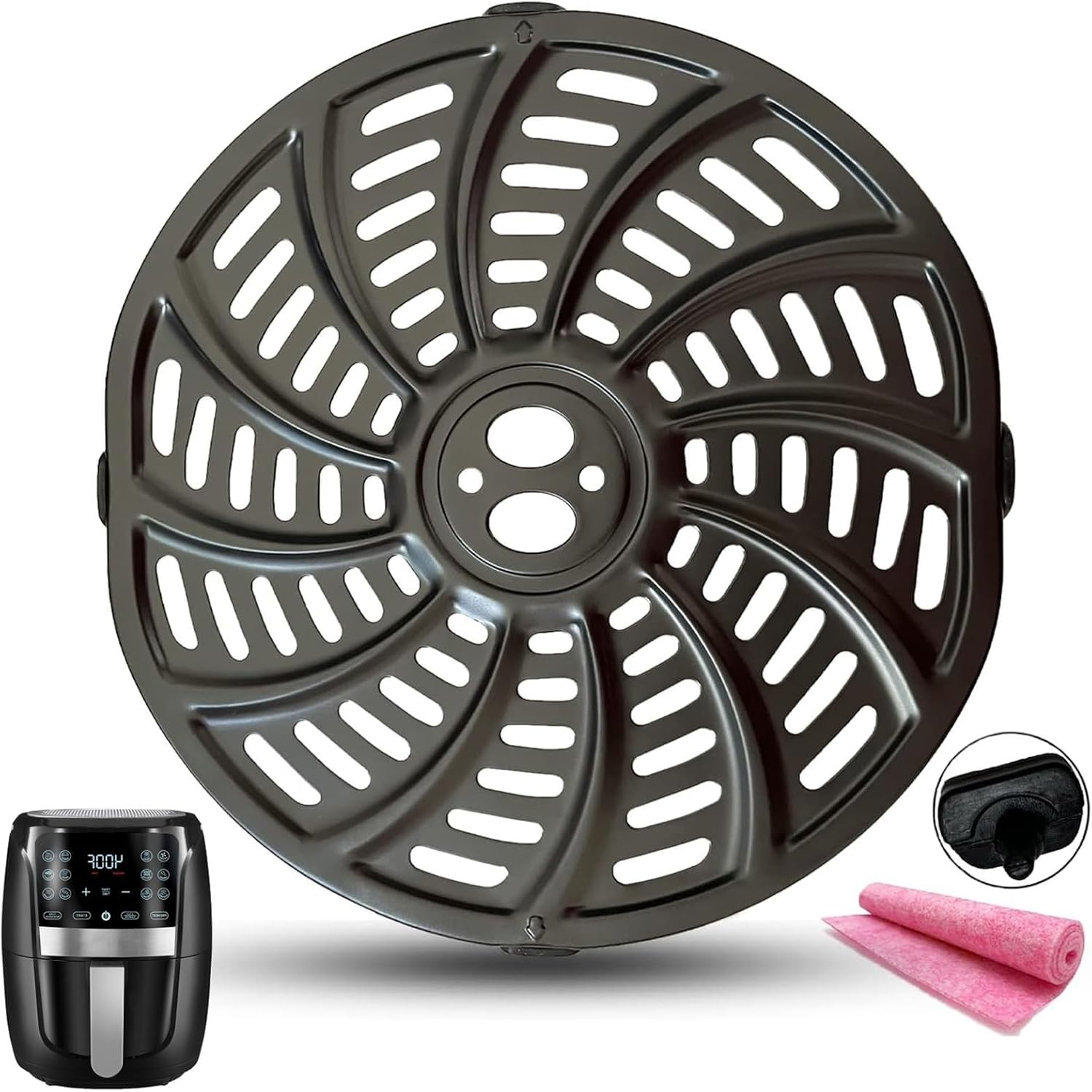 5QT Air Fryer Crisper Tray for Gourmia GAF556 GAF566 GAF536 Fryers,...