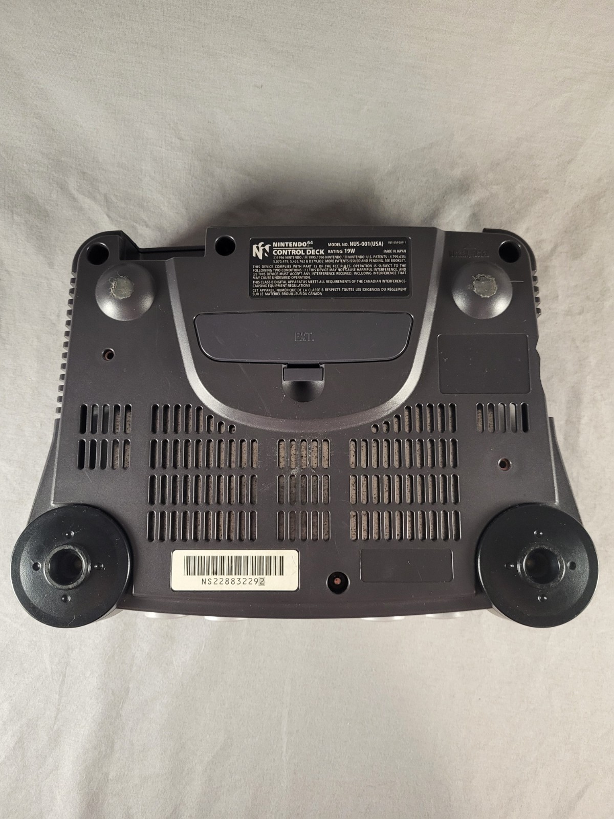 Nintendo 64 N64 Console - NUS-001 - Cords & Controller - Tested!