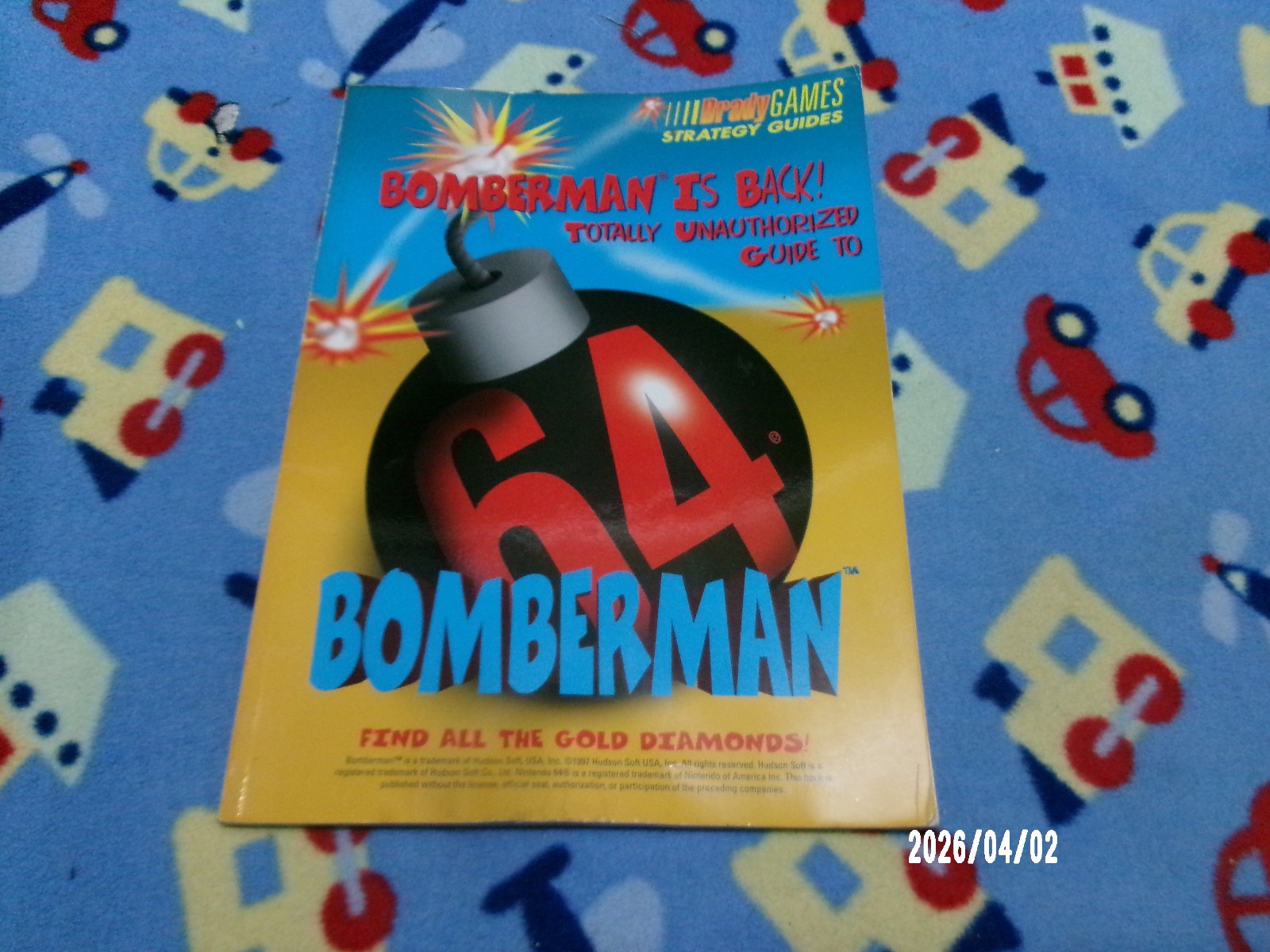 #921 Bomberman 64 Strategy Guide Nintendo 64 Great Condition Ships Fast