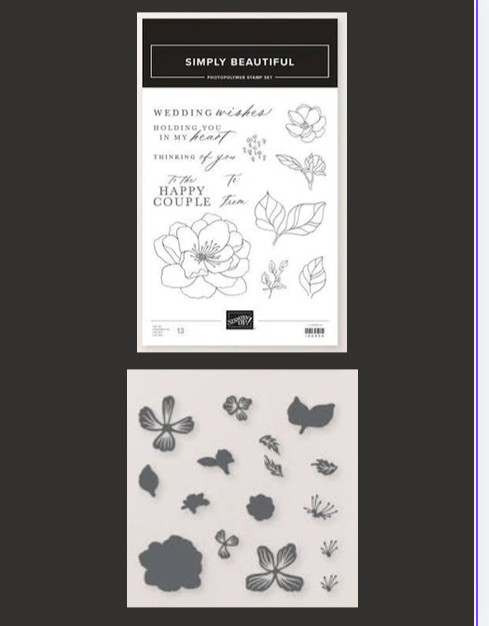 Stampin’ Up! Simply Beautiful Stamp Set & Dies Bundle NEW