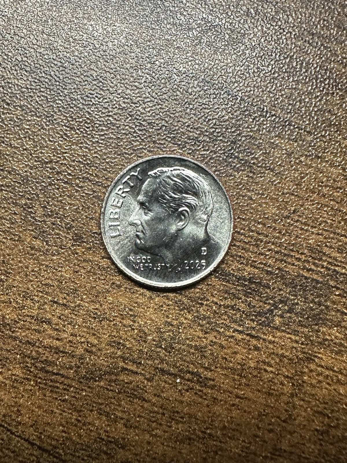2025-D Roosevelt Dime Uncirculated Denver Mint from bank roll
