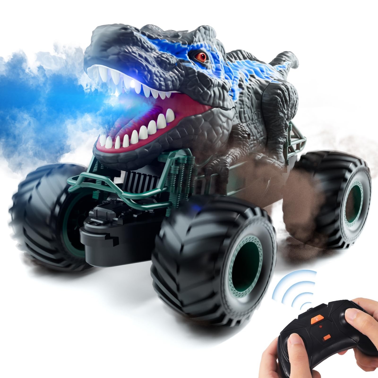 Bennol 2.4GHz Dinosaur Remote Control Cars Toys for Kids Boys 4-7 5-7 8-12, R...