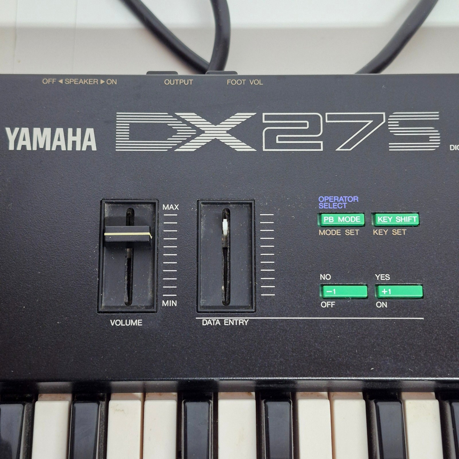 Yamaha DX27S FM Digital Programable Algorithm 61 Key Synthesizer Vtg 80's Japan