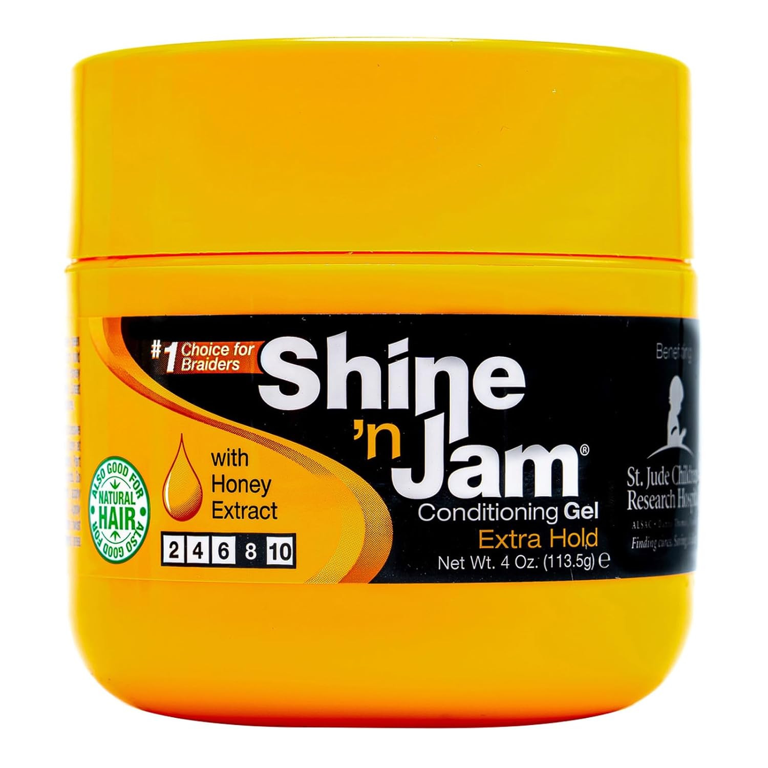 Shine-N-Jam Maximum Hold - Infused with Honey Extract to Strengthen Hair - Great