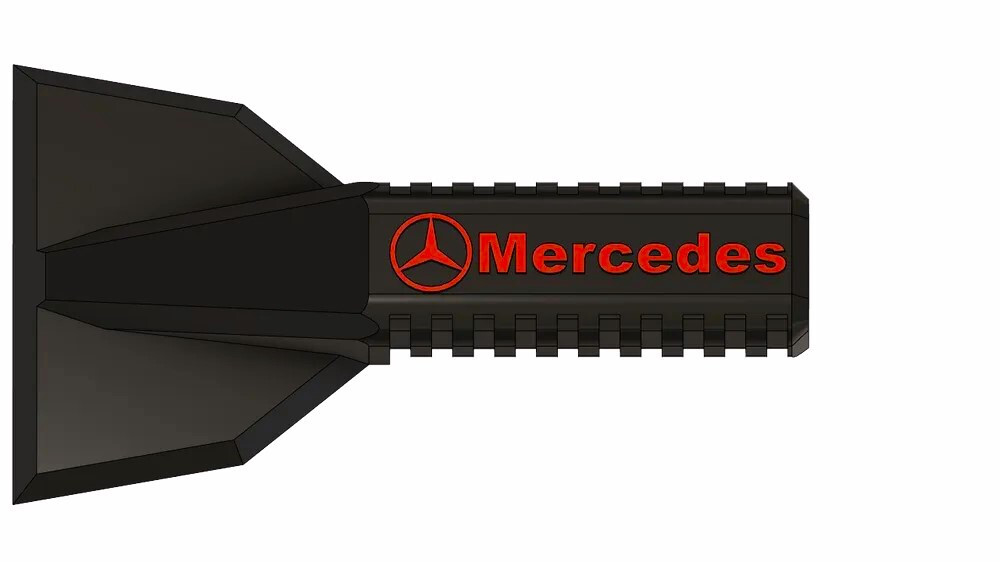 Plastic Ice Scraper with Mercedes Logo–Heavy Duty Ice Scraper-Effortless Clean