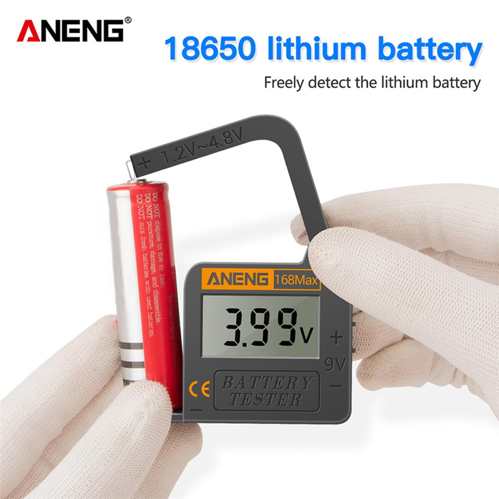Digital Battery Tester Detector Diagnostic Volt Checker for AAA AA C Battery A