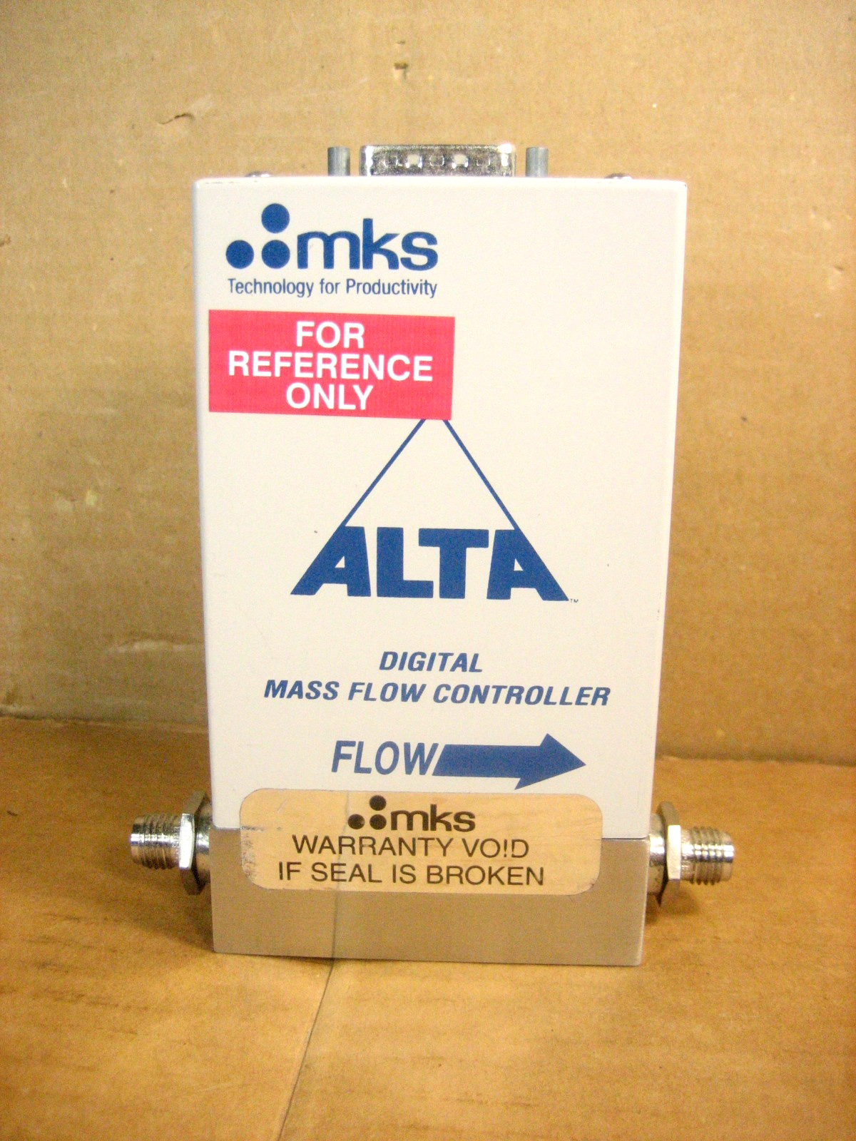 MKS ALTA Digital Mass Flow Controller 1480A01311CS1BM, 10 SCCM N2