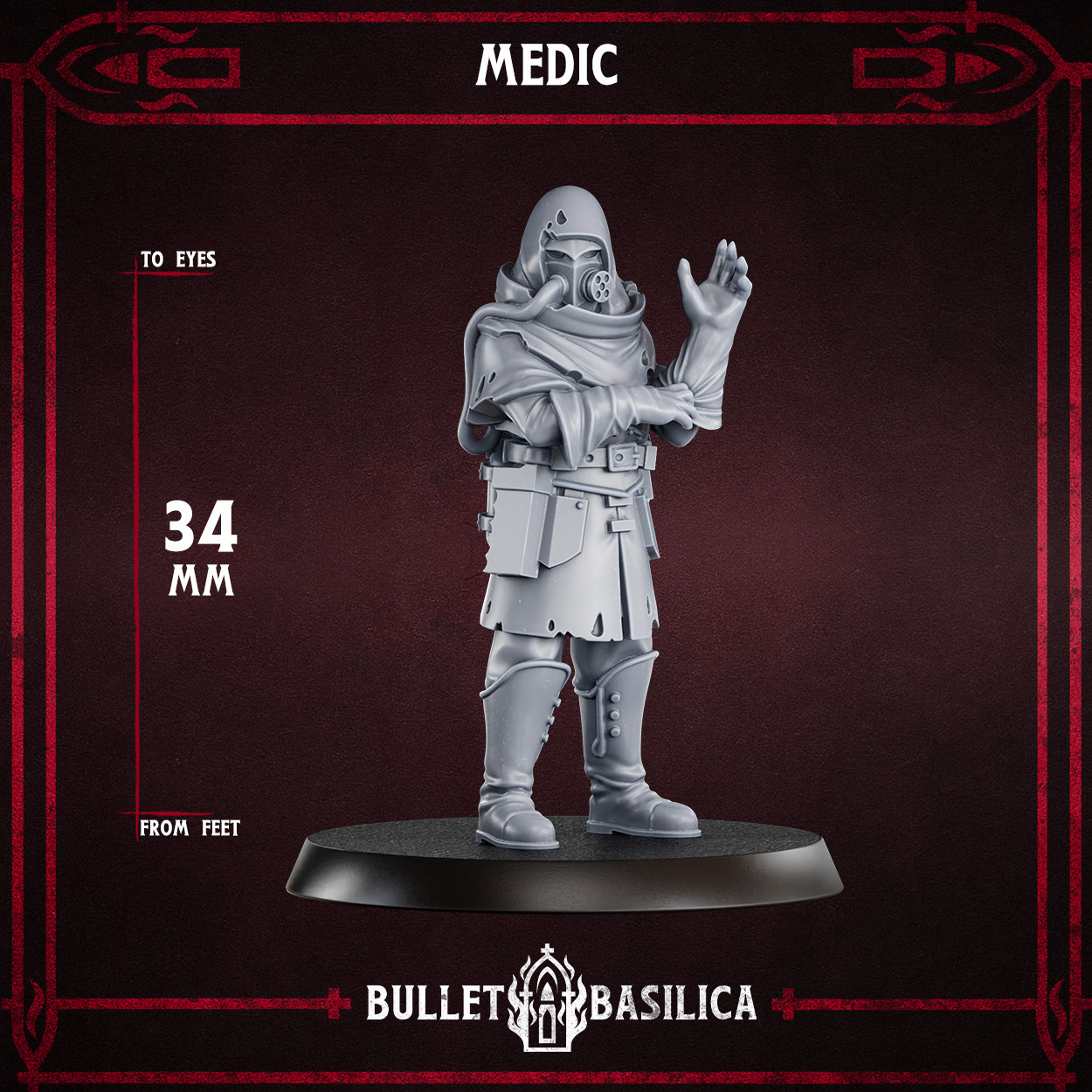 Crimson Hussars Medic Grimdark Trenchwar Proxy