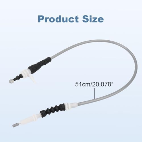 Front Door Hood Release Cable Replacement for 51217259828 Compatible with BMW