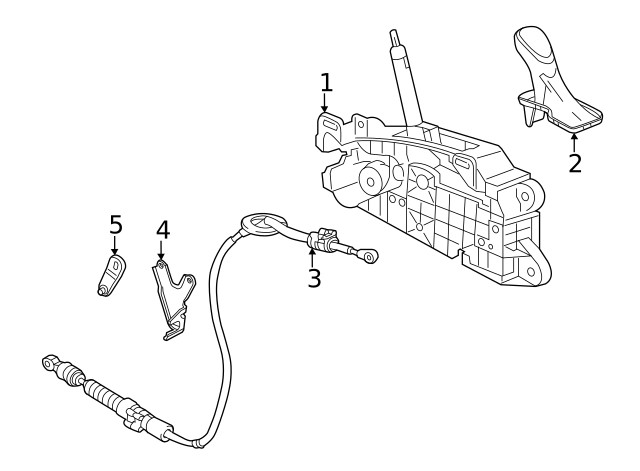 Genuine GM Automatic Transmission Control Lever Cable 84102439