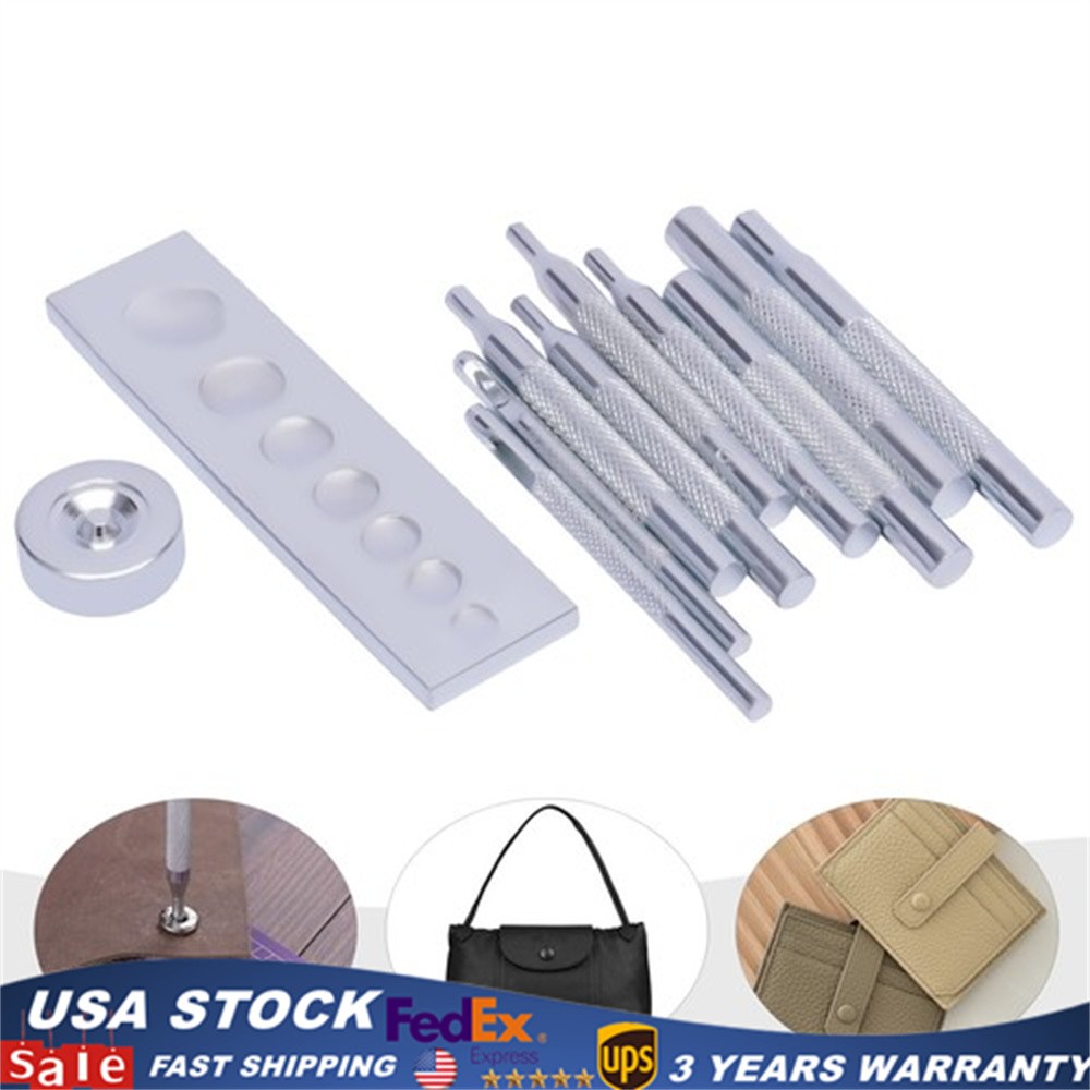 Craft Tool Die Punch Snap Kit die-punched rivet tool setfor Punch Hole & Button