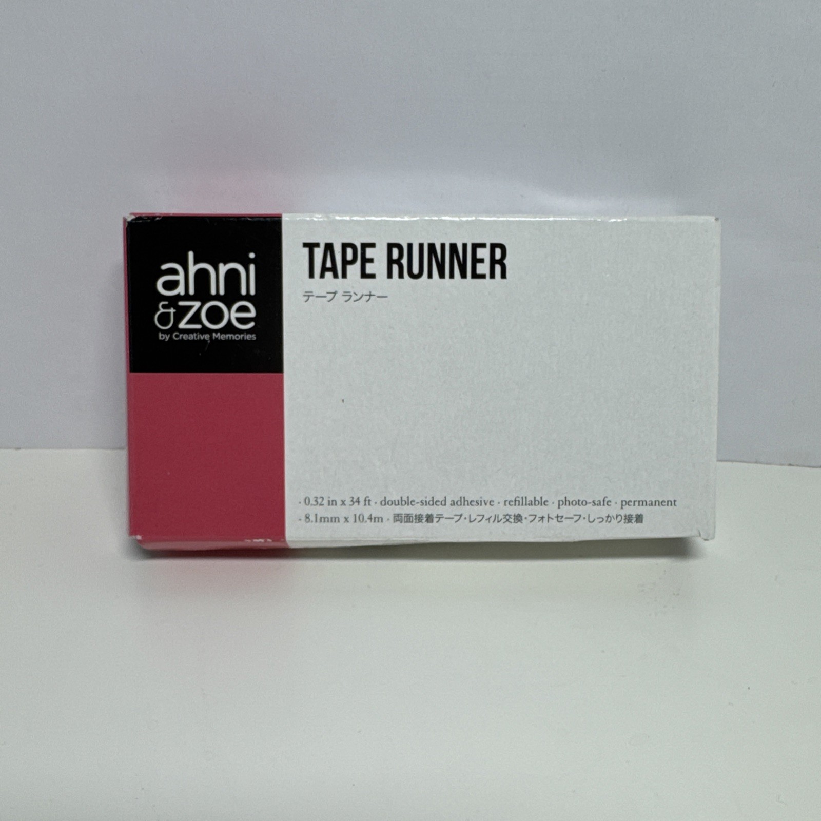 Agni & Zoe By Creative Memories TAPE RUNNER - NEW 34' Double Sided