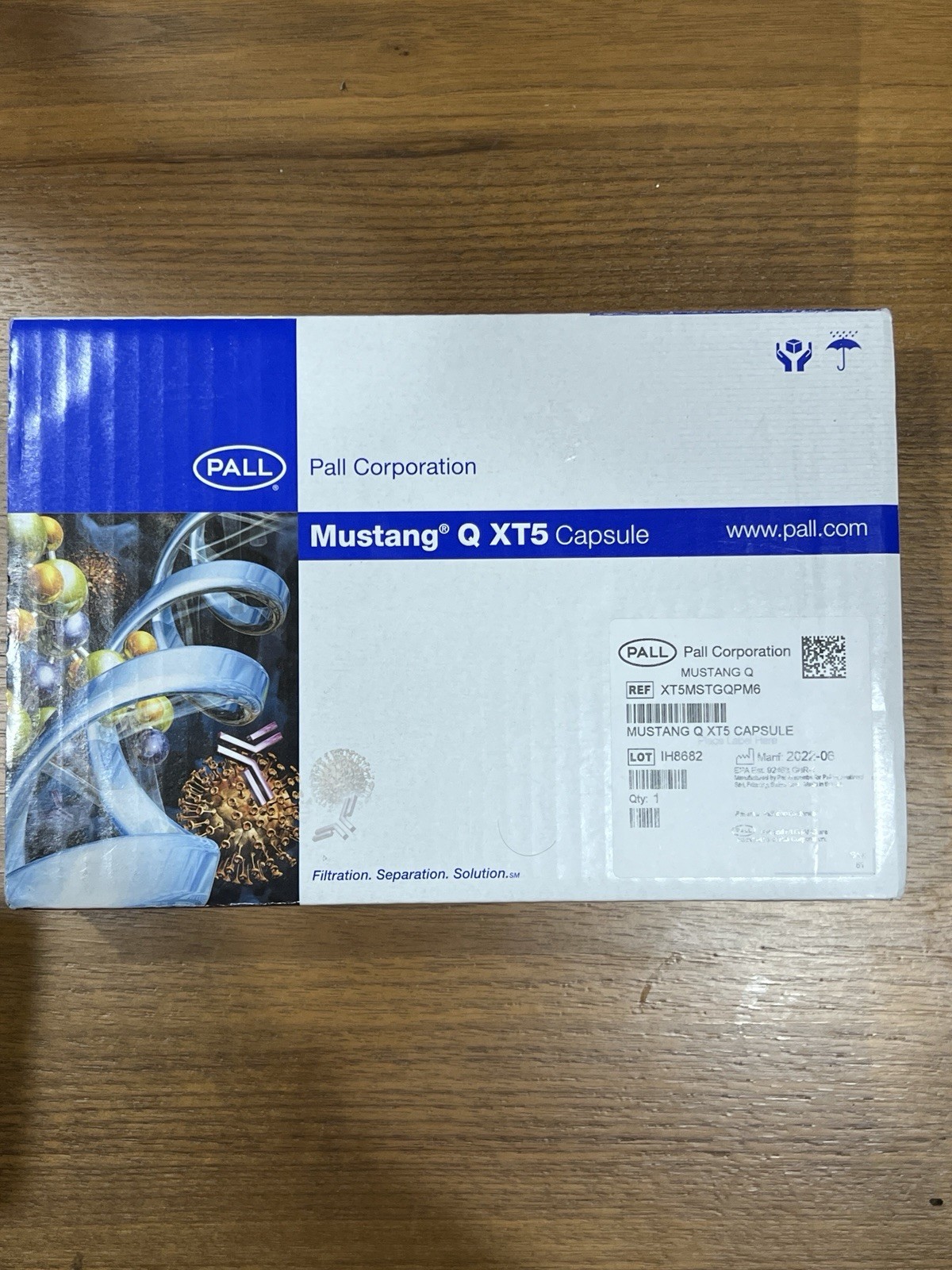 PALL XT5MSTGQPM6 Mustang G XT5 Chromatography  Capsule 5mL 0.8µm