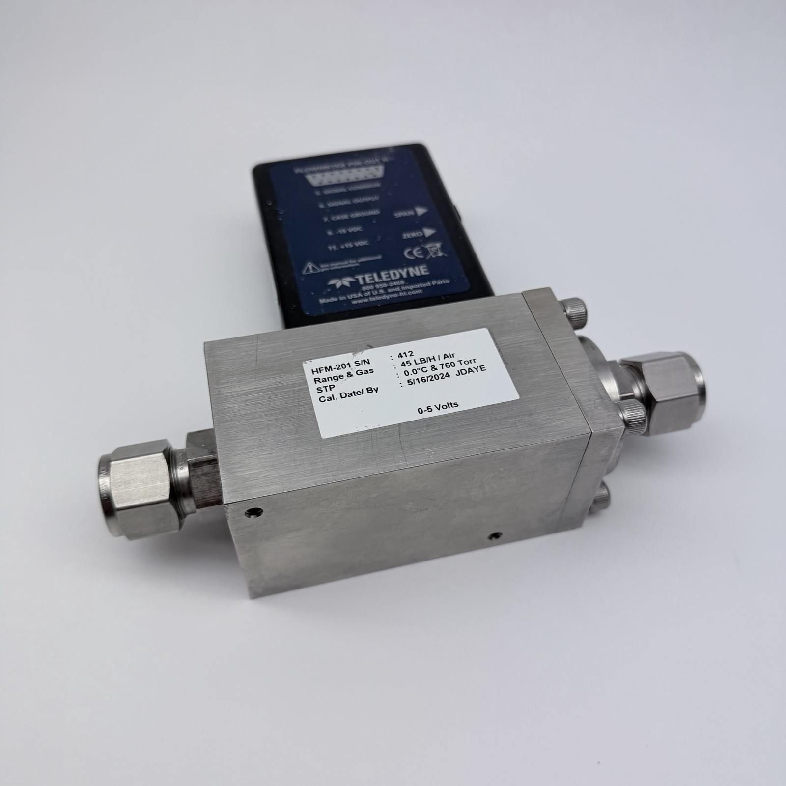 Hastings HFM-201 Mass Flow Meter, Range 0-500 (USED)