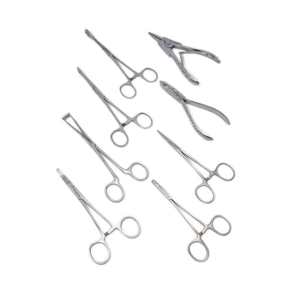 Dermal Piercing Tool Kit, Microdermal Forceps, Professional Equipments, Hypoalle
