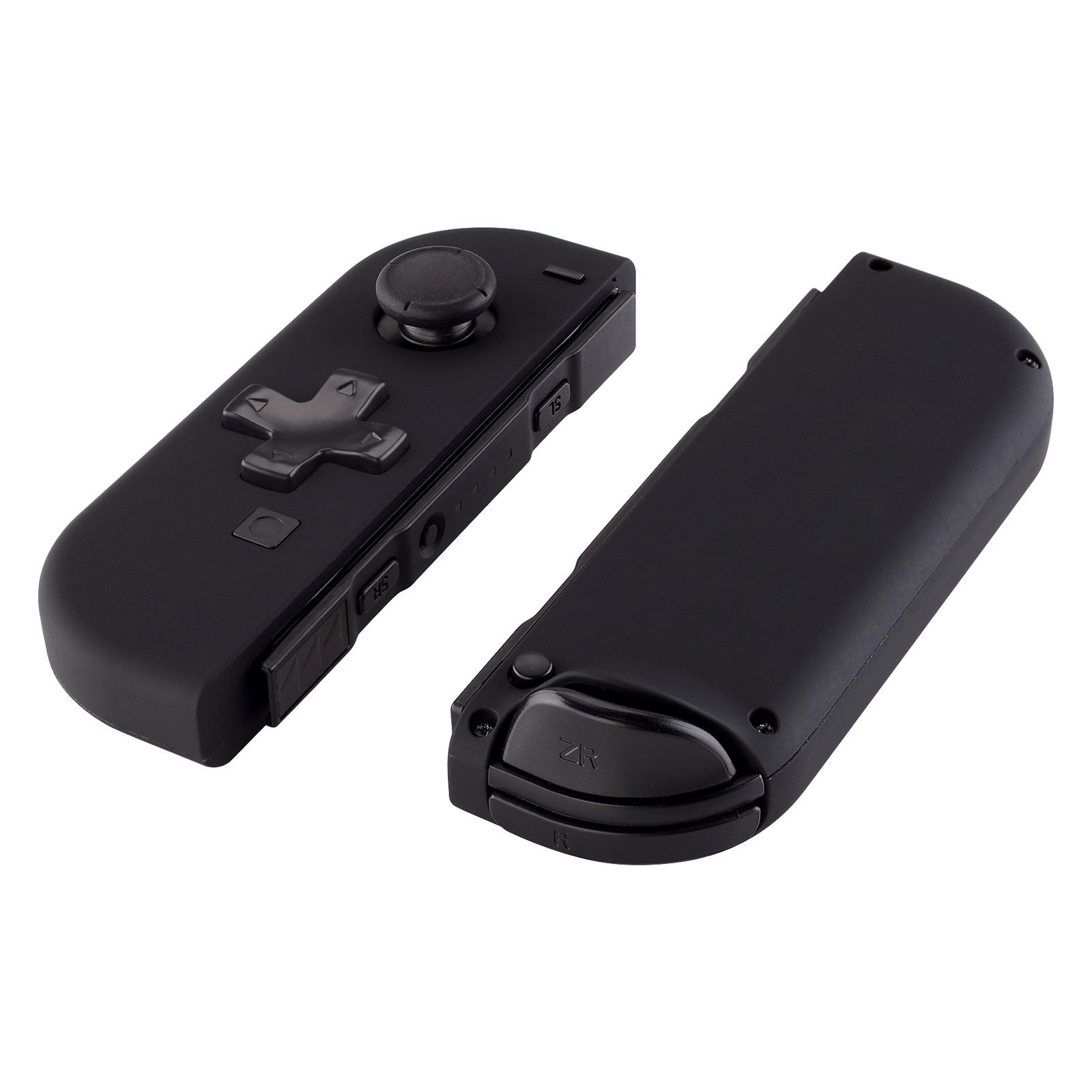 Soft Touch Black Dpad Version Housing Shell Buttons for Nintendo Switch Joy-Con