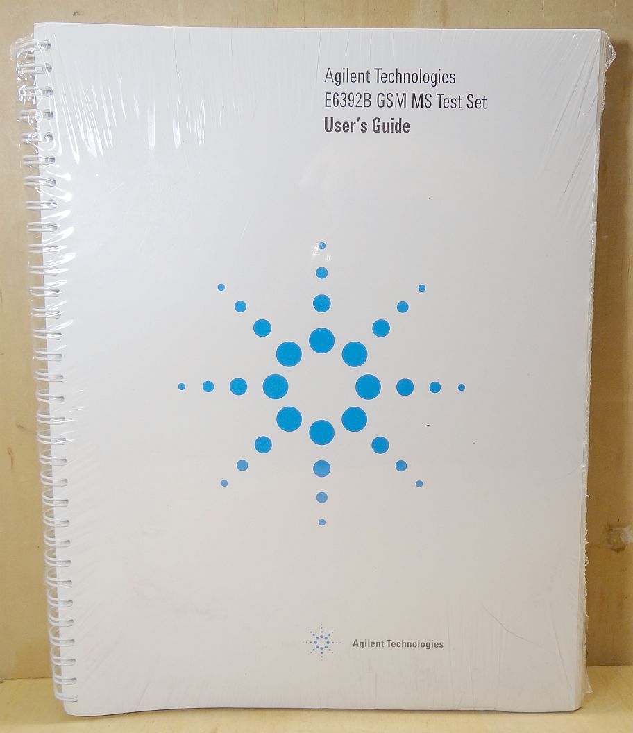 AGILENT E6392B GSM MS TEST SET USER'S GUIDE