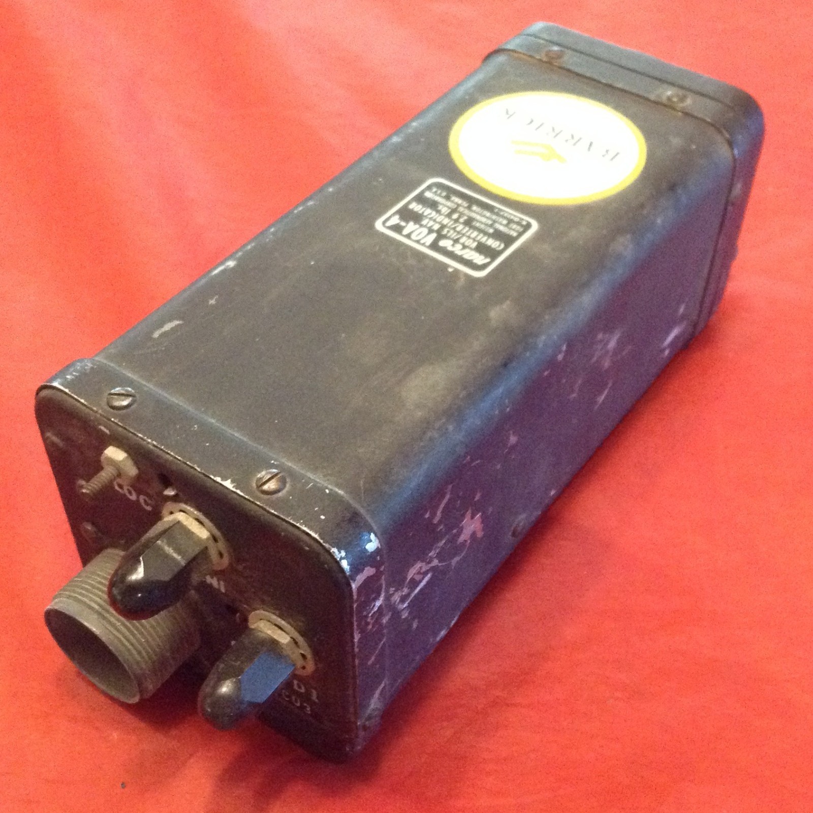 Salvaged NARCO VOA-4 VOR/ILS Nav Converter Indicator - Untested