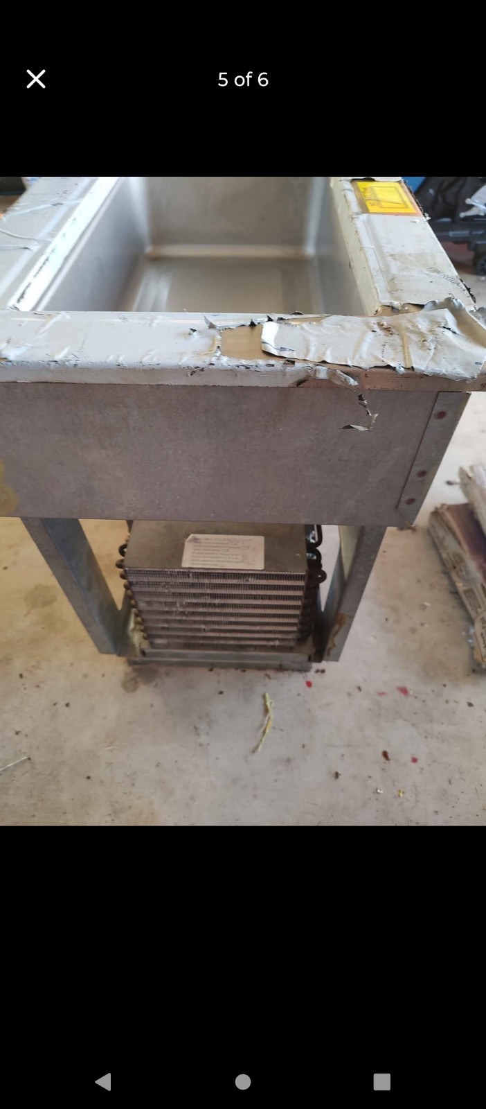Brand New Single Bowl Chiller Stainless Steel