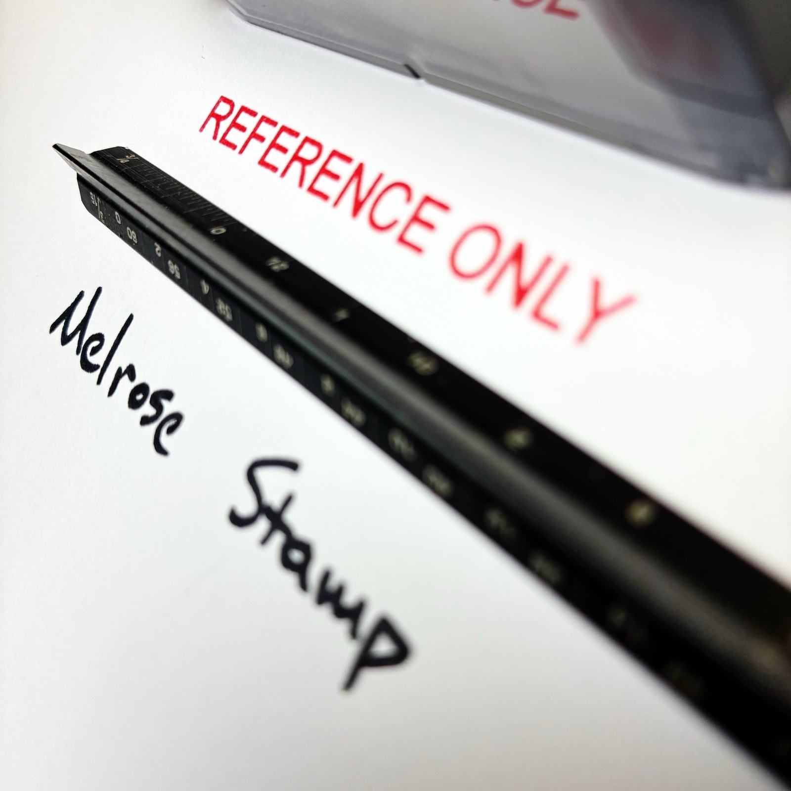Reference Only Rubber Stamp Red Ink Self Inking Ideal 4913