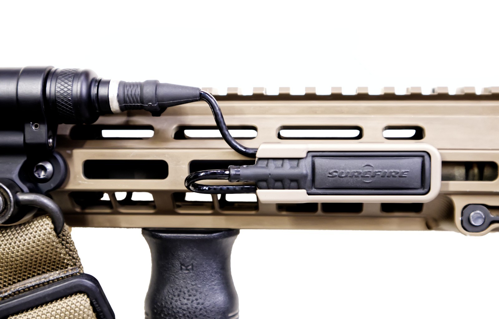 SureFire ST07 Pressure Switch Mount - MLok - Cable Management - MADE IN USA