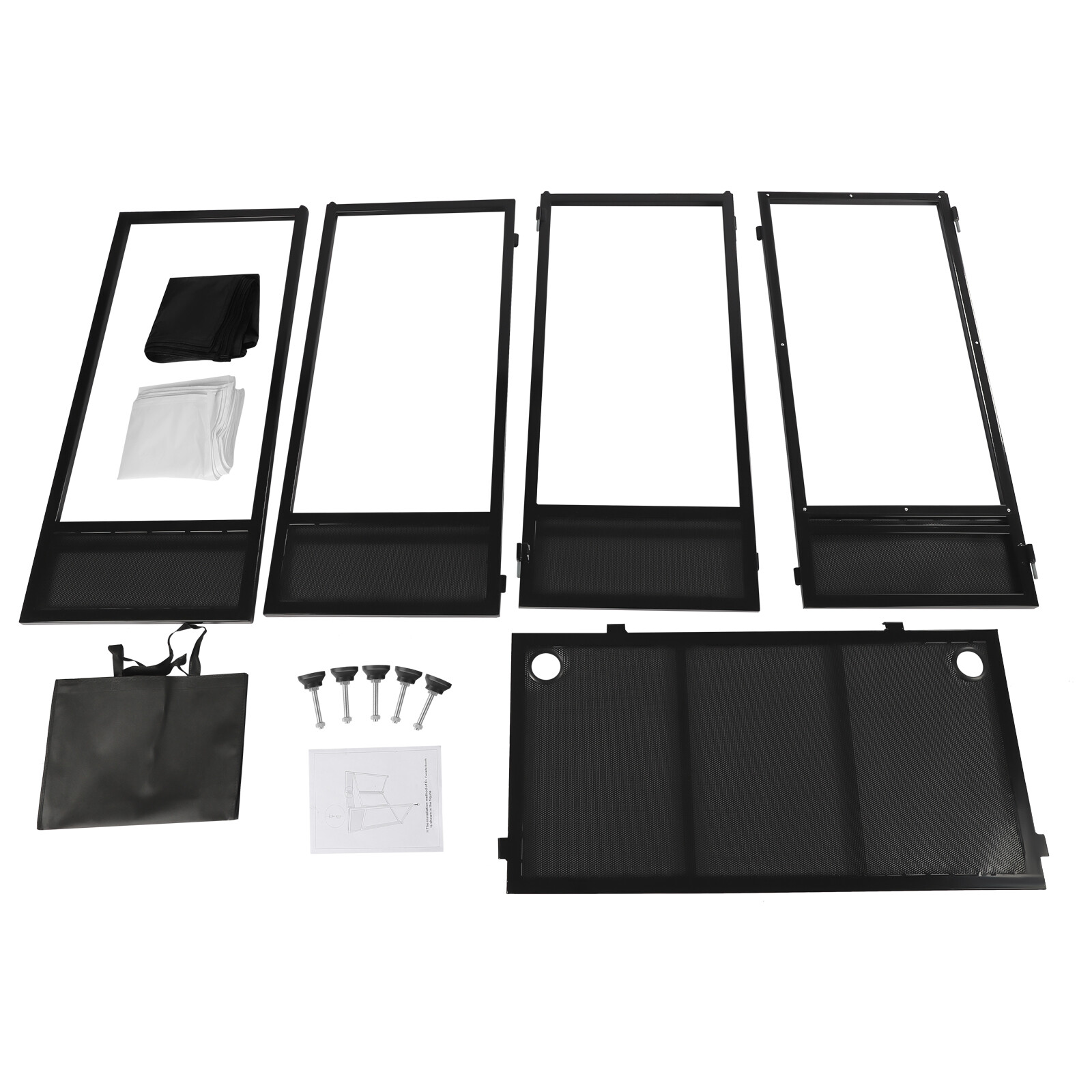 Foldable DJ Booth 82.7x44'' DJ Party Event Facade Folding Screen Panel For Show