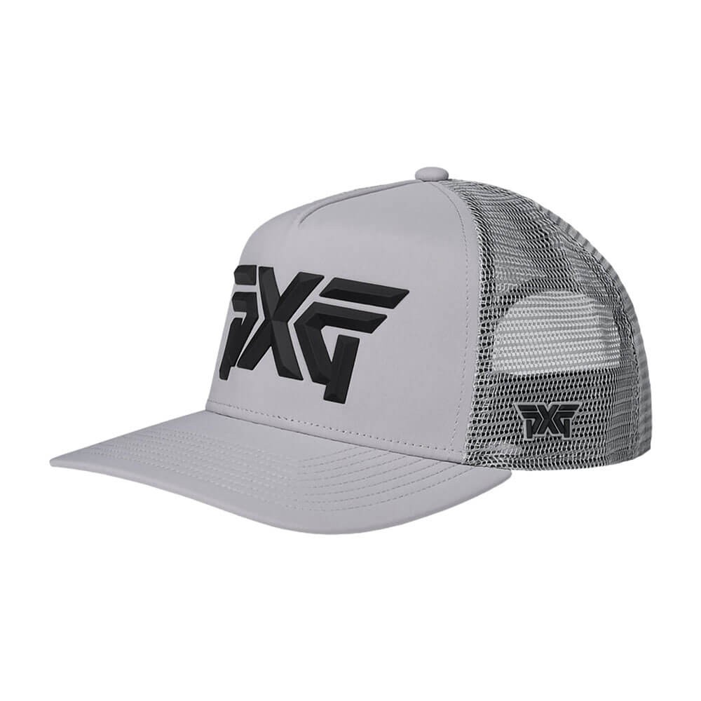 PXG Men Trucker Mesh 5-Panel Golf Cap Grey - 26 One Size Fits All NEW