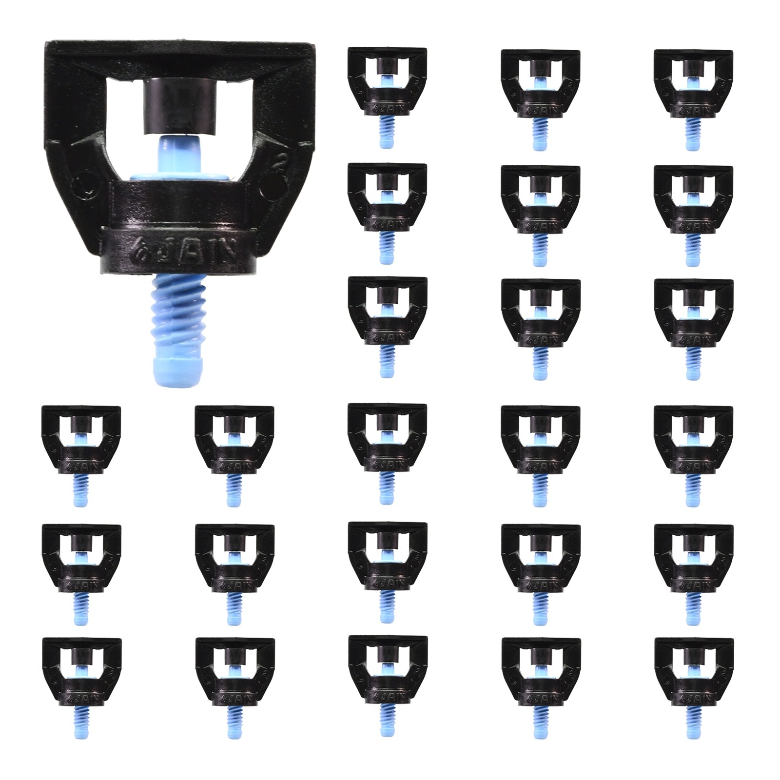 25 Jain Irrigation Micro Sprinkler Notch Pattern 15–21 ft Wetting Area U-40