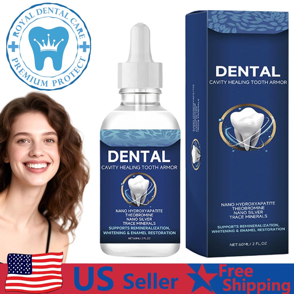 Tooth Liquid Drops Freshen Breath Repair Solution 60ml Soothe Teeth Care Liquid