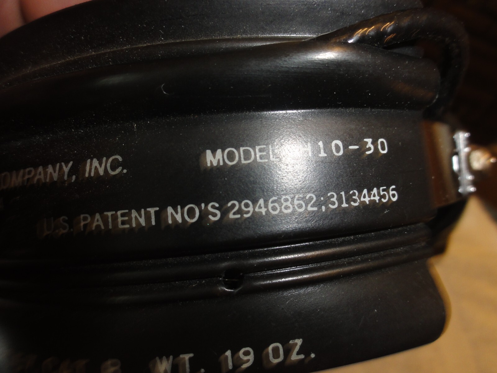 David Clark H10-30 Aviation Headset (Untested) & Microphone