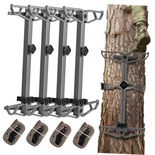 Climbing Sticks for Hunting,17.5" Lightweight Aluminum Non-Slip Climbing
