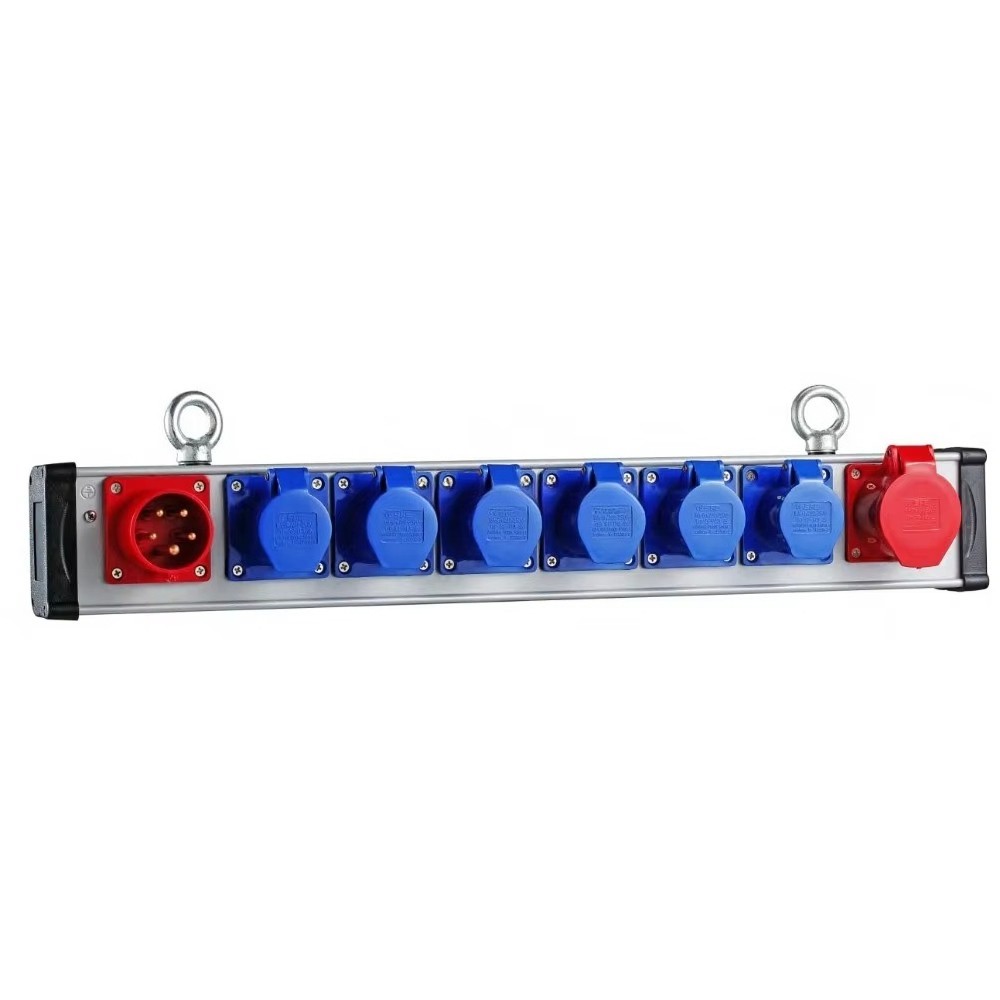 380v 16A 5Pin CEE input 6x3pin 16A CEE output Power Distribution Box