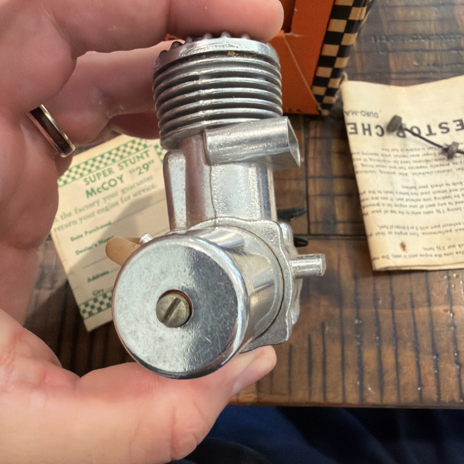 VINTAGE McCOY #29 SUPER STUNT COMPLETE ENGINE